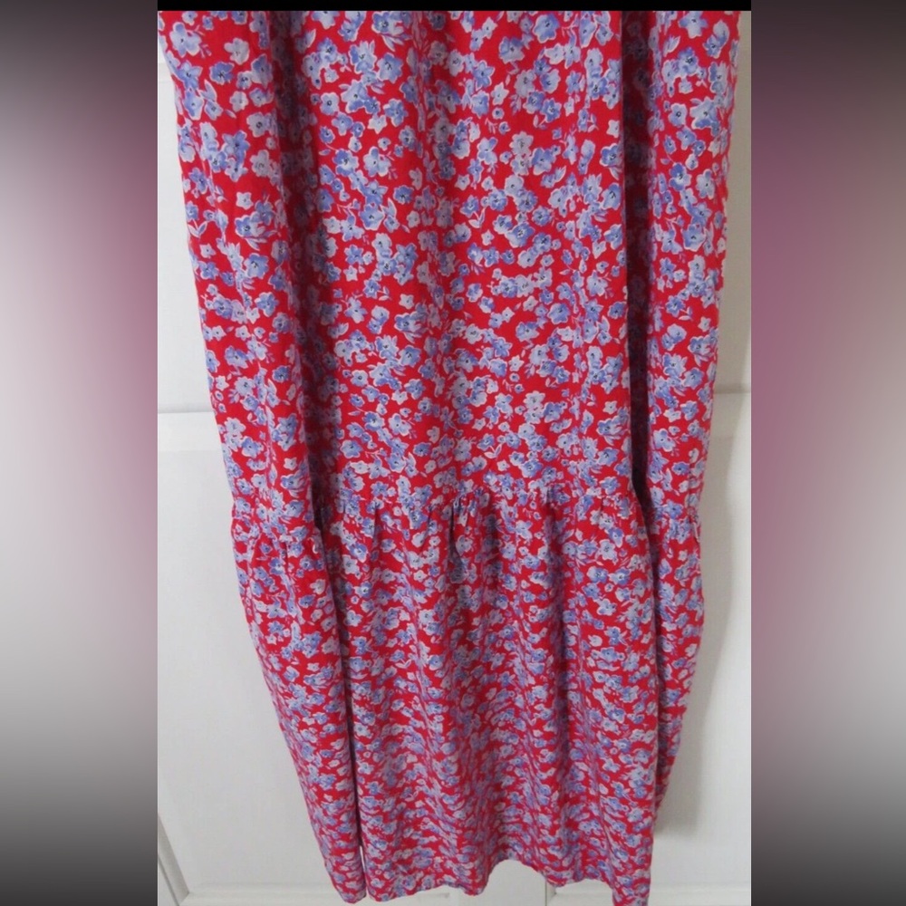 Zara Floral Red Maxi Dress - Picture 12 of 14